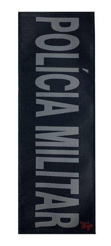 Identificação POLICIA MILITAR 25,8cm X 7,4cm