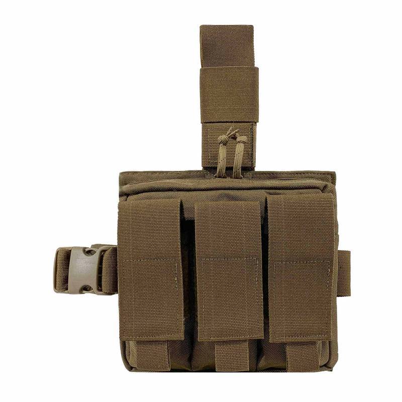 Bolsa de perna c/ Qdr med e Car pst 3x MARPAT Coyote