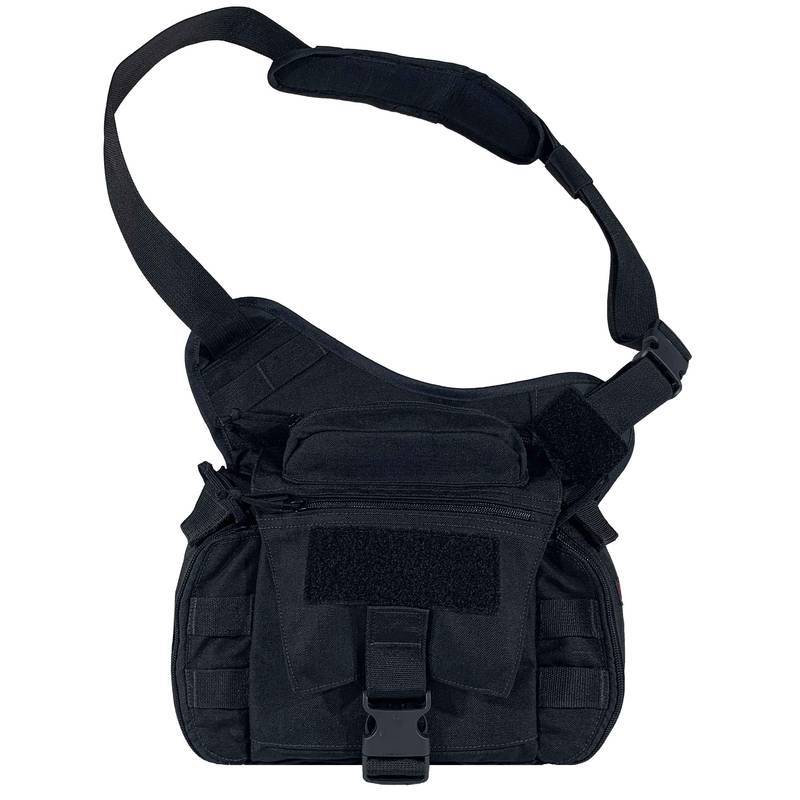 Bolsa tática de ombro Preta