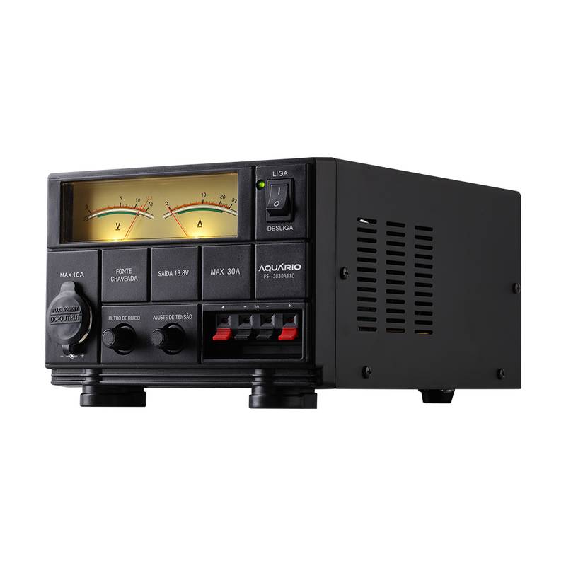 CONVERSOR ESTÁTICO DE ENERGIA 13.8V 30A ANALÓGICO TENSÃO DE ENTRADA 127V