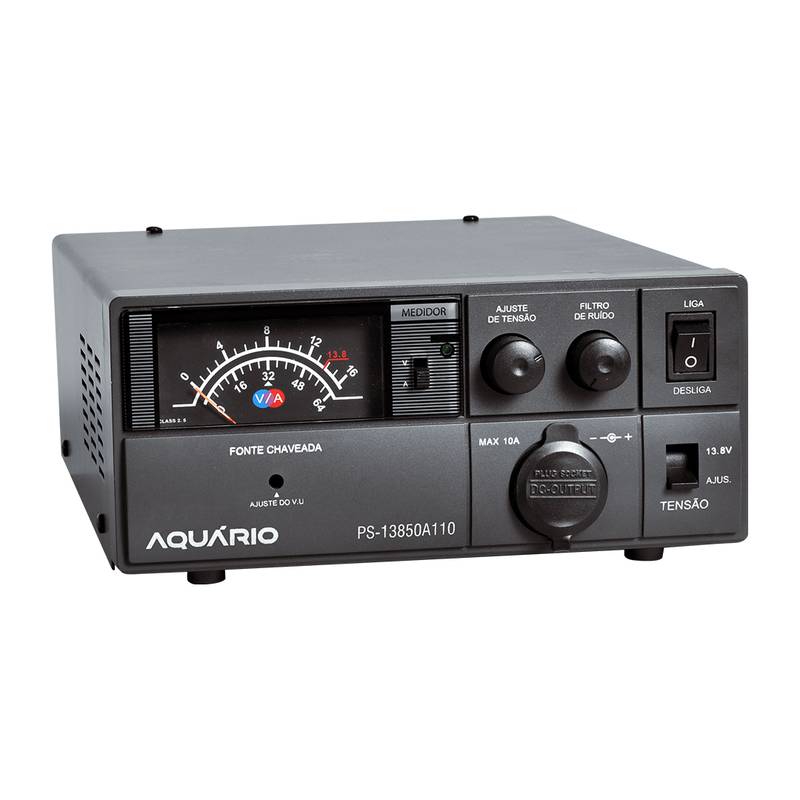 CONVERSOR ESTÁTICODE ENERGIA 13.8V 50A ANALÓGICO TENSÃO DE ENTRADA 127V