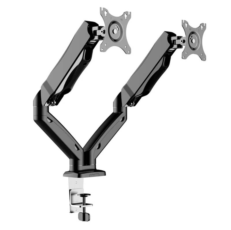SUPORTE DUPLO  ARTICULADO PISTÃO A GÁS 14" A 32"