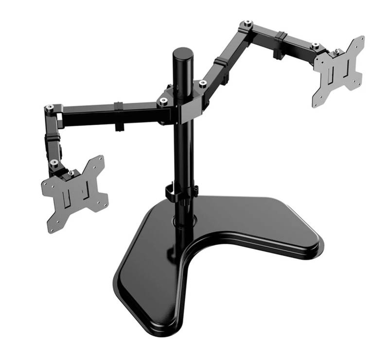 SUPORTE ARTICULADO COM BASE PARA DOIS MONITORES 14" A 32"