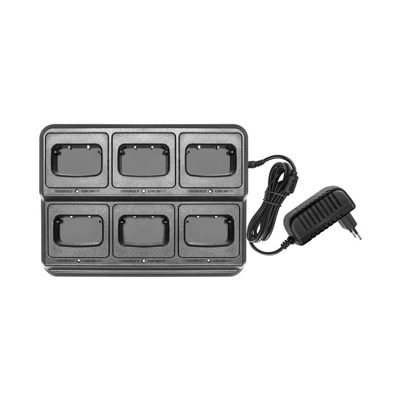 BASE MULTIPLA DE CARREGAMENTO 5V / 3A 110~240Vac PARA 6 UNIDADES HT-50U