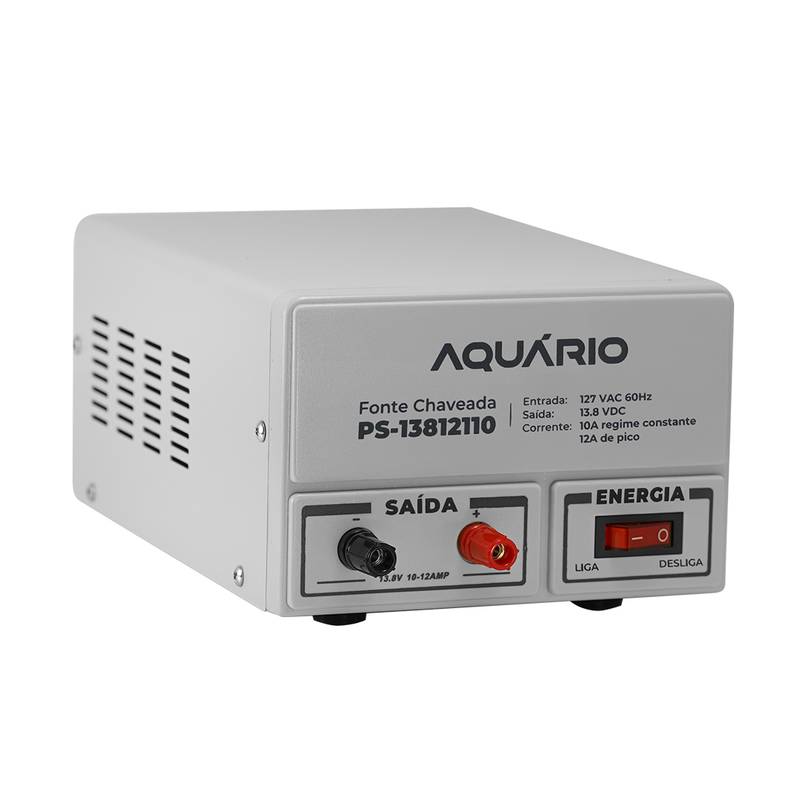 CONVERSOR ESTÁTICO DE ENERGIA 13.8V 12A TENSÃO DE ENTRADA 127V