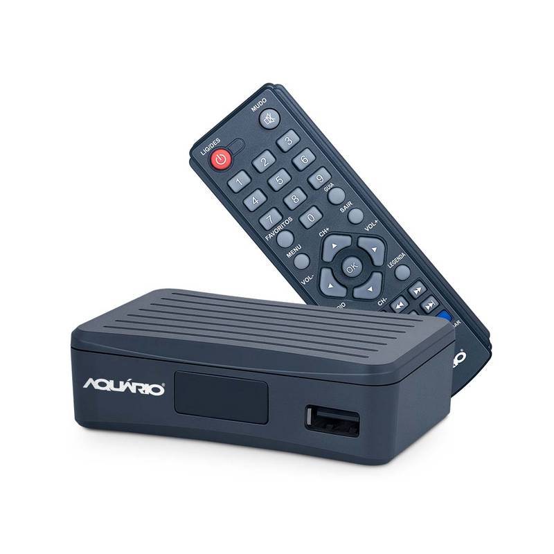 RECEPTOR, CONVERSOR, REPRODUTOR E GRAVADOR P/ TV DIGITAL FULL HD, S/ BOTOES E CB HDMI