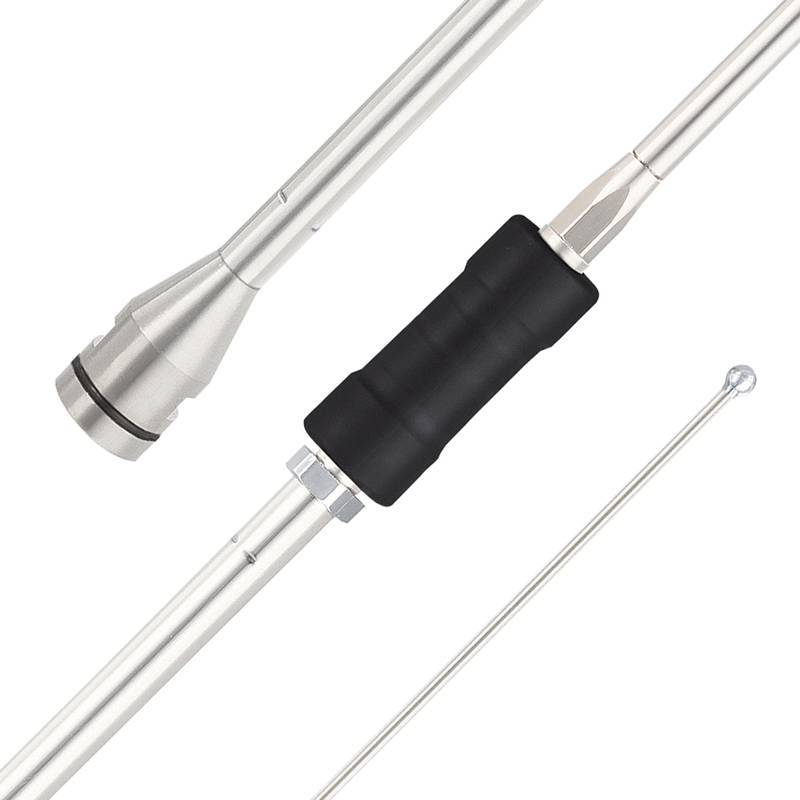 ANTENA ARGENTINA COMPACTA COM BOBINA CENTRAL PX INOX