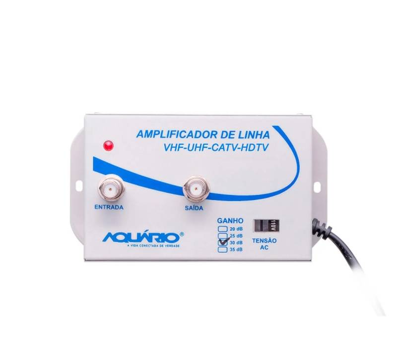 AMPLIFICADOR DE LINHA DE TV 30DB DE GANHO