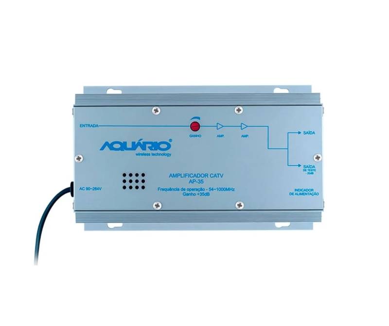 AMPLIFICADOR DE POTENCIA CATV FREQUENCIA 54-1000MHZ 35DB