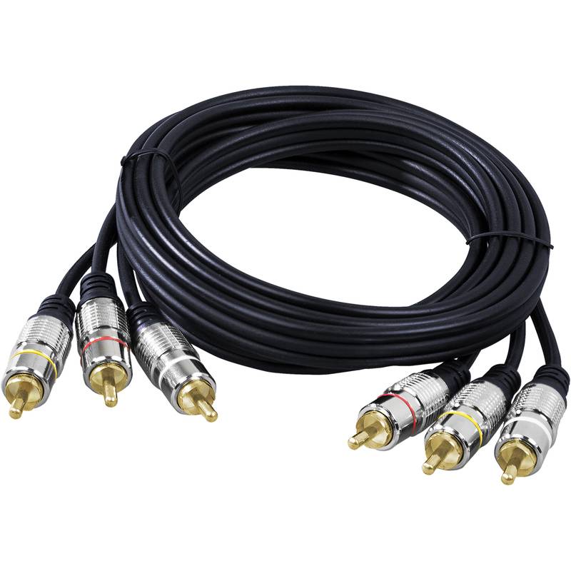 CABO 3 RCA + 3 RCA - 2 METROS
