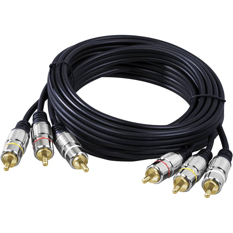 CABO 3 RCA + 3 RCA - 3 METROS