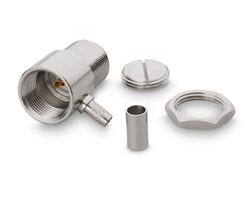 CONECTOR UHF FEMEA DE CRIMPAR 90