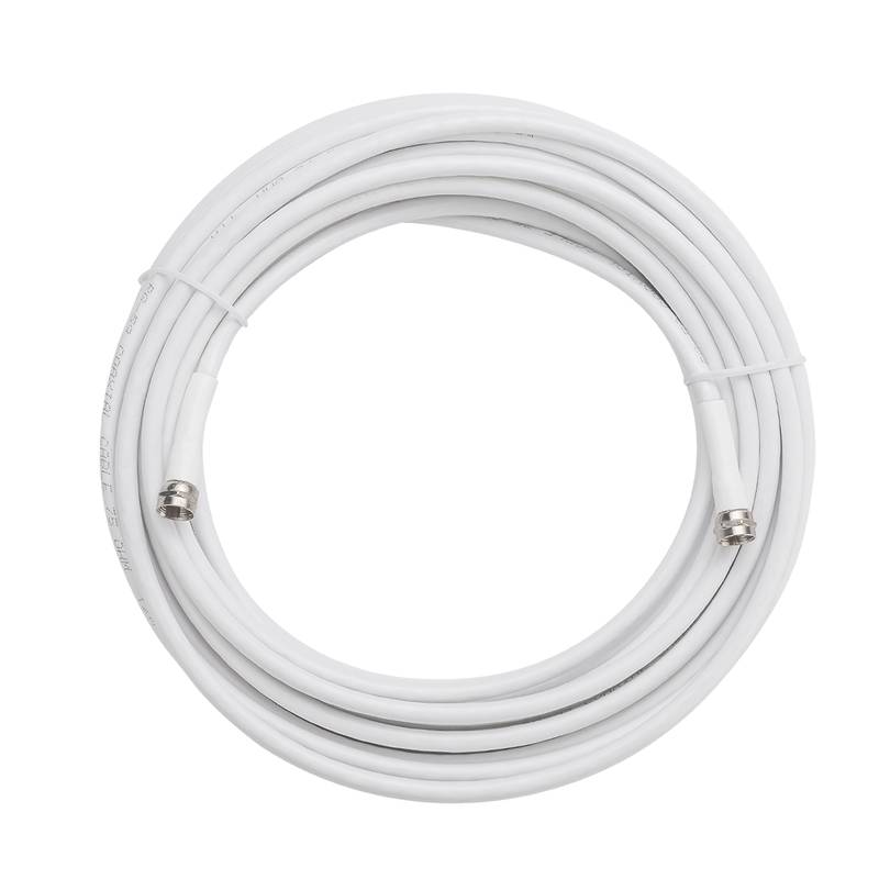 CABO COAXIAL 75 OHMS DE 15M CONECTORES F MACHO
