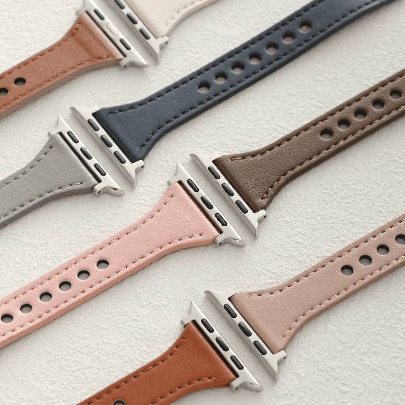 Pulseira de couro slim