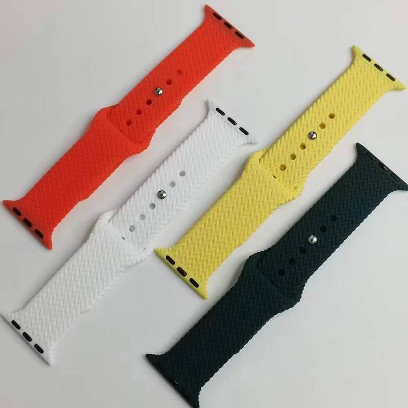 Pulseira Silicone Weave 38mm/41mm/42mm/49mm