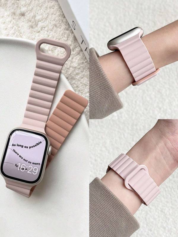 Pulseira elo magnético com fecho de laço